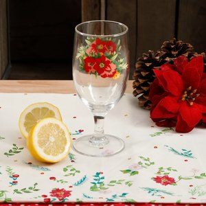 GH - Set of 6 Pc 14 Oz Glass Wine Goblet